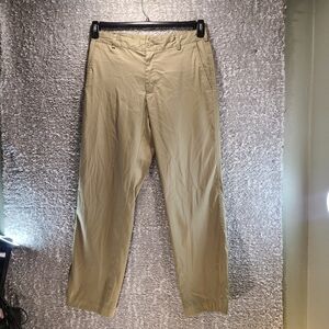 Nike Golf Dri Fit Khaki Brown Pants Mens Size 32X30 Polyester Performance READ